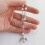 20 Pcs Baptism Acrylic Rosary Beads Mini Rosaries 4