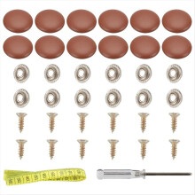1Set Leather Snap Upholstery Buttons Fit for Tufti