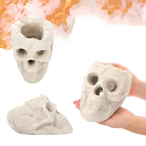 Halloween Fire Pit Skull Imitation Human Bonfire A 2