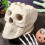 Halloween Fire Pit Skull Imitation Human Bonfire A 7