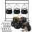 Halloween Cauldron Decor,9pcs Pot, Witches Serving 3