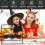 Halloween Cauldron Decor,9pcs Pot, Witches Serving 9