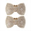 1 Pair Rhinestone Shining Bow Bow-Knot Bridal Wedd 2