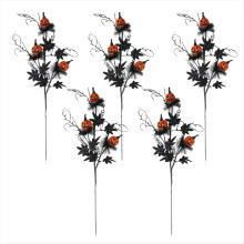 Halloween Horror Decorations Black Horror Pumpkin