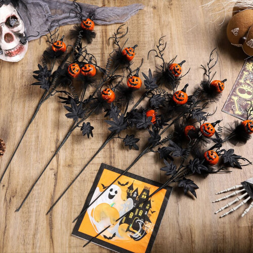 Halloween Horror Decorations Black Horror Pumpkin 2