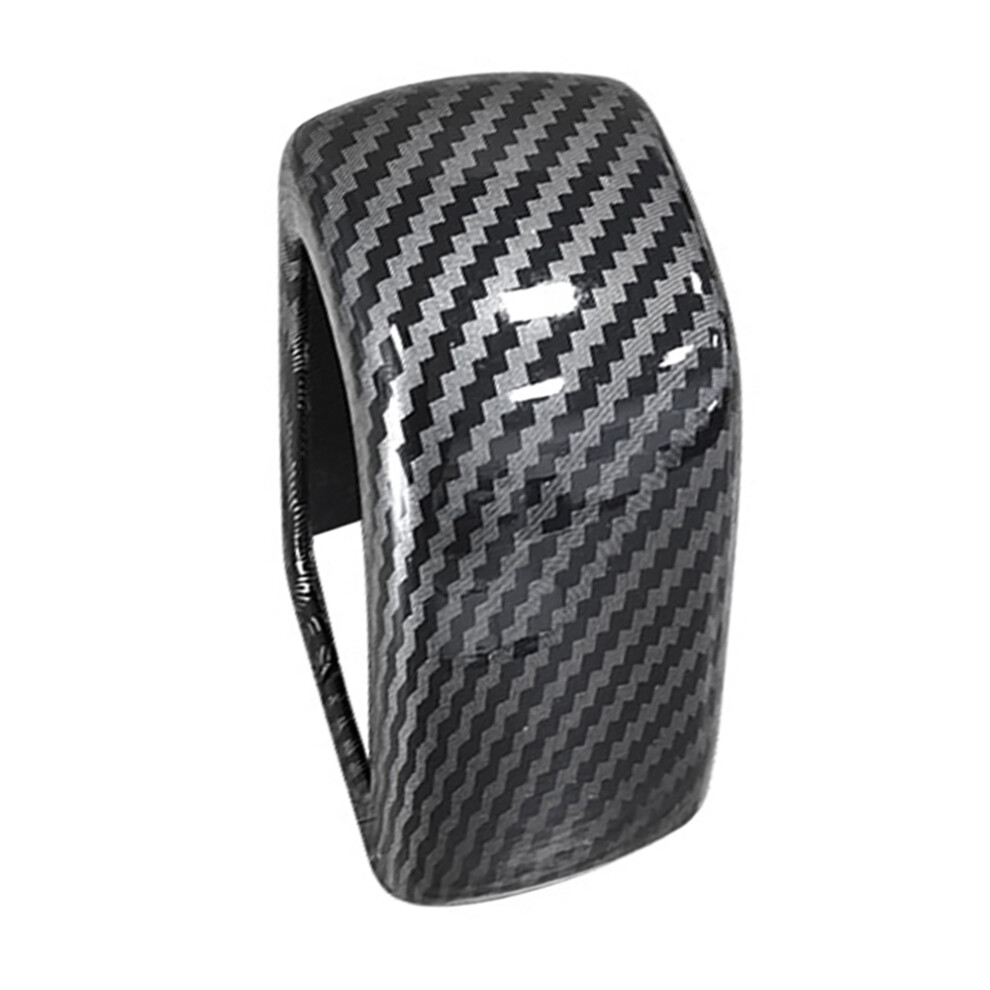 Car Carbon Fiber Gear Knob Shift Cover Trim Decora 4853093929651