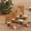 20Pcs Wooden Table Number Holders with 30Pcs Place 7