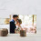 20Pcs Wooden Table Number Holders with 30Pcs Place 5