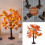 Autumn Decoration Maple Leaf Tree Lights with 24 L 6