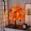 Autumn Decoration Maple Leaf Tree Lights with 24 L 4