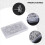 200 Pieces Star Shaped Push Pins Plastic Clear Thu 8