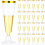 25Pcs 150ml Disposable Champagne Flutes Clear Toas 2