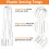 10 PCS Serving Tongs,Clear Kitchen Small Utensils 3