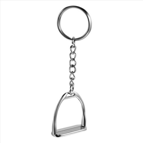 1Pcs Simple Elegant Design Western Stirrup Keychai