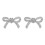 2Pcs Crystal Rhinestones Bow Shoe Clips Wedding Br 1