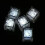 12PCS Waterproof LED Ice-Cube Flashing Glow in the 3