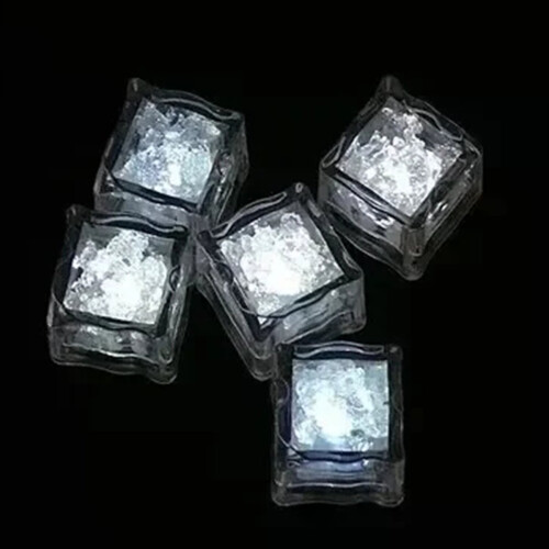 12PCS Waterproof LED Ice-Cube Flashing Glow in the 2
