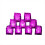 12PCS Waterproof LED Ice-Cube Flashing Glow in the 10