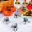 Halloween Napkin Ring Set Spider Black Terror Meta 4