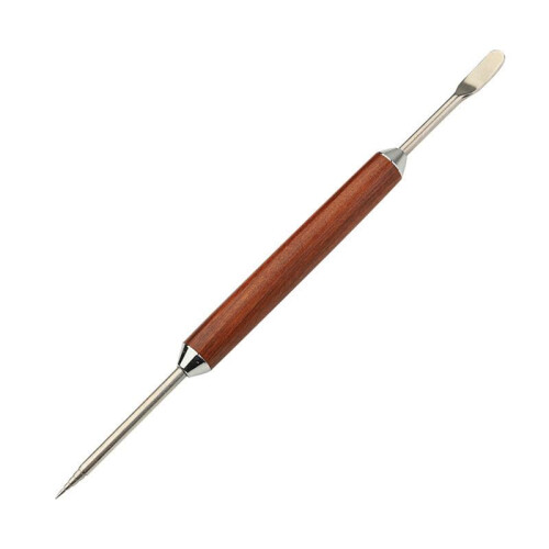 Coffee Art Pen, Fancy Needle Tool, Wood Handle Sta