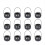12PCS Halloween Witch Pot Plastic Mini Cauldron Bl 2