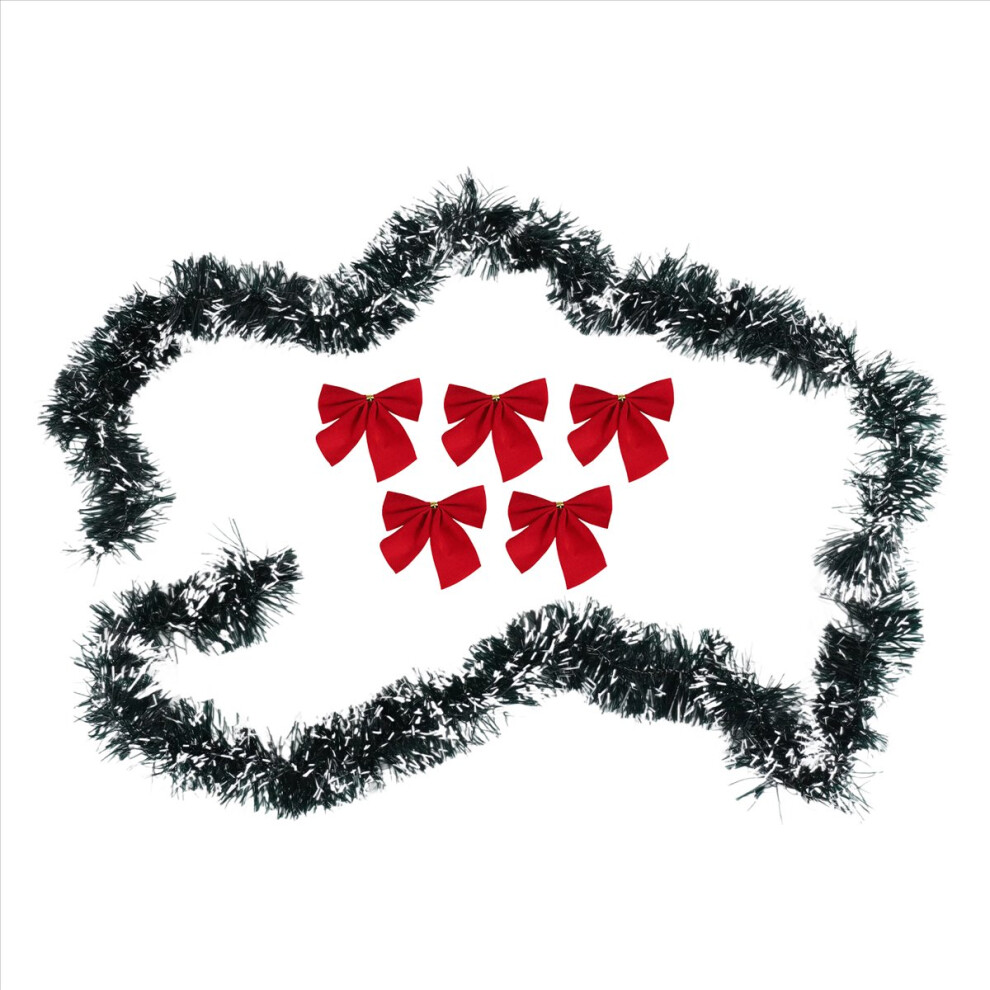 2M Christmas Eve Decoration Bar Tops Ribbon Garlan 4852750282405