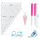 122Pcs Tipless Piping Bags - 100Pcs Disposable Pas 6