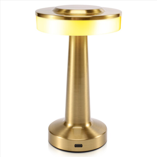 Touch LED Rechargeable Table Lamp Dining Hotel Bar 1