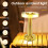 Touch LED Rechargeable Table Lamp Dining Hotel Bar 6