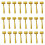 24 PCS Judge Gavel Prop Mini Wood Hammers Mallets 2