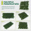 Artificial Plant Fence Green Leaf Panels Privacy S 8