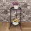 Two-Layer Elegant Metal Plant Stand Shelf Potted H 5