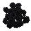 200 Pcs Black Rose Artificial Silk Flower Party We 3