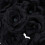 200 Pcs Black Rose Artificial Silk Flower Party We 9