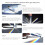 4pcs 6 Inch Clear Optical Lens Glass Triangular Pr 6