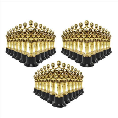 72 Pack Plastic Award Trophies Statuette for Party 2