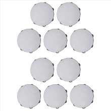 10 Pcs 8 Inch Musical Tambourine Tamborine Drum Round Percussion Gift for KTV Party