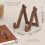 Wooden Plate Holder Display Stand, 3 Pack 6 Inch D 4