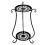 2 Layer Elegant Metal Plant Shelf Flower Pot Rack 1