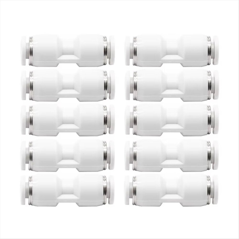 10Pcs For Ptfe Tube Pneumatic Connector 3D Printer White 4852750237993