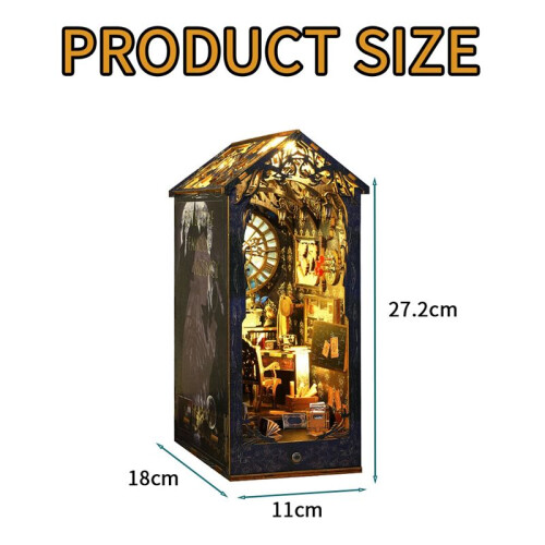 DIY Book Nook Kit, Booknook Bookshelf Insert Decor 2