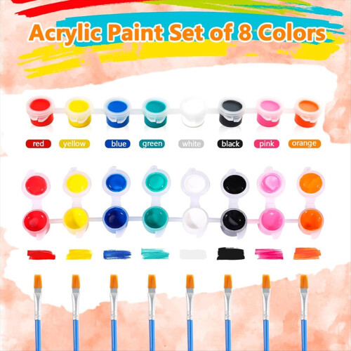 20 Pack Mini Acrylic Paint Sets,for Art Craft Pain 2