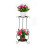 2 Layer Elegant Metal Plant Shelf Flower Pot Rack 6