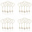 120 PCS Baptism Rosary Acrylic Beads Mini Rosaries 2
