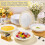 30 Pack Plastic Disposable Bowls, 12oz Salad Bowls 7