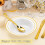 30 Pack Plastic Disposable Bowls, 12oz Salad Bowls 6