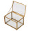 Geometric Glass Style Jewelry Box Table Container 1