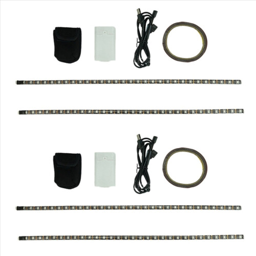 2X Waterproof Electric Scooter Foldable LED Strip
