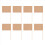 200 Pack Blank Toothpick Flags Kraft Paper Flag Pi 1