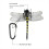 Dragonfly Hat Clip, Artificial Dragonflies Fly Rep 10